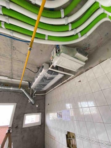 誠家空調 - 吊隱式除濕機安裝