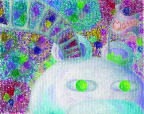 ∞Molly Wang 毛毛老師 ∞ - 插畫設計 壓克力顏料＋粉蠟筆