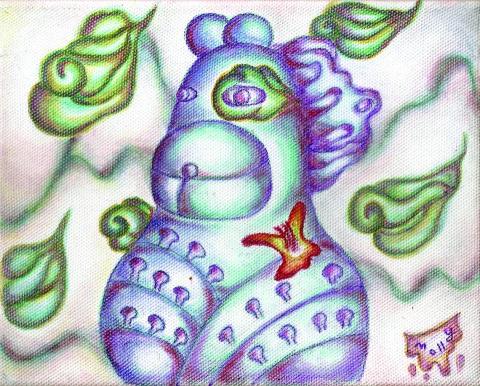 ∞Molly Wang 毛毛老師 ∞ - 插畫設計 壓克力顏料