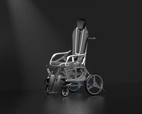 Brian-Studio - 產品渲染 / 建模 : 輪椅 Brian-Studio - 產品渲染 / 建模 : 輪椅