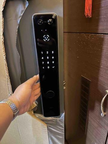 萬銓鎖店 汐止南港內湖24小時開鎖/電子鎖安裝代工 - 小米電子鎖M20pro代工完工照