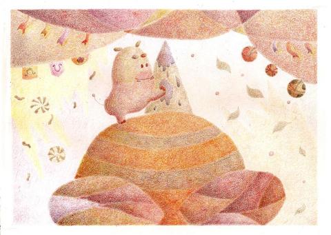 ∞Molly Wang 毛毛老師 ∞ - 插畫設計 色鉛筆