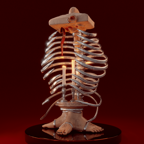 陳 樂 - 第一人稱3D遊戲『 迴痂 』主角物件