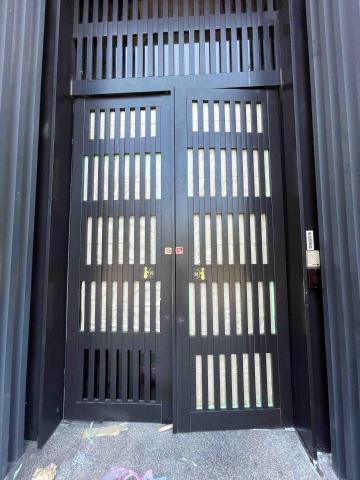 泰豐油漆 - 社區大門噴漆前