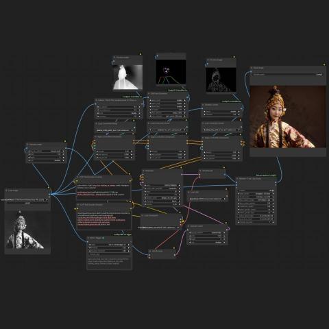 TONY的老照片修復 - AI修復流程