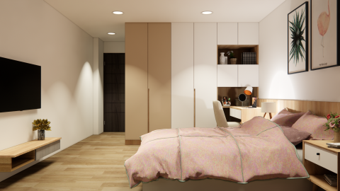 TT house - 臥室空間規劃