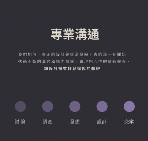 壹會社 - 我們相信，真正的設計是從滑鼠點下去的那一刻開始。
透過不斷的溝通和腦力激盪，實現您心中的精彩畫面，
讓設計擁有輕鬆愉悅的體驗。