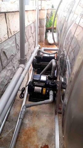 榮鑫居家水電維修 - 臥式水塔.抽水馬達. 加壓馬達安裝