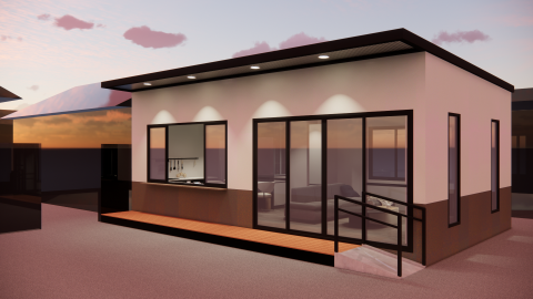 TT house - 輕鋼構平房規劃