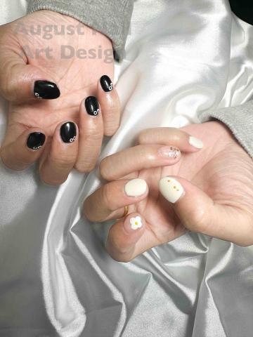 八月藝術美甲設計 -  八月藝術美甲設計 -