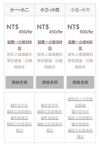 蔡老師（國文科與寫作閱讀/視訊上課） - 