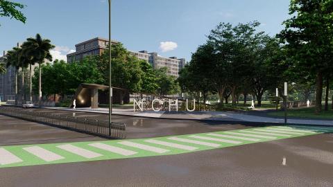 Pohan Chu - 校園大門