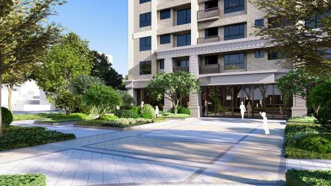 Pohan Chu - 社區中庭景觀