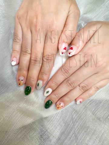 八月藝術美甲設計 -  八月藝術美甲設計 -