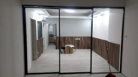 鎰鑫企業社 - 烤漆固定框拉門