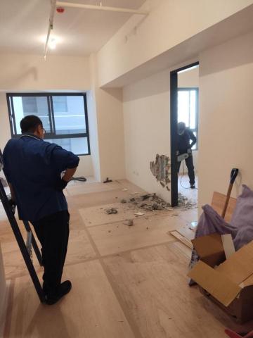 鴻升工程 - 美術東六街大樓隔間牆打除含清運 鴻升工程 - 美術東六街大樓隔間牆打除含清運