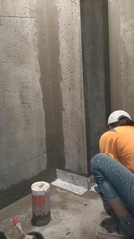 興隆裝修工程 - 浴室耐久防水角落加強不織布