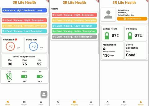李承祐 - Developed using Flutter, the application utilizes Bluetooth functionality to facilitate data docking and transmission. It offers users access to straightforward physiological information and alarms, a