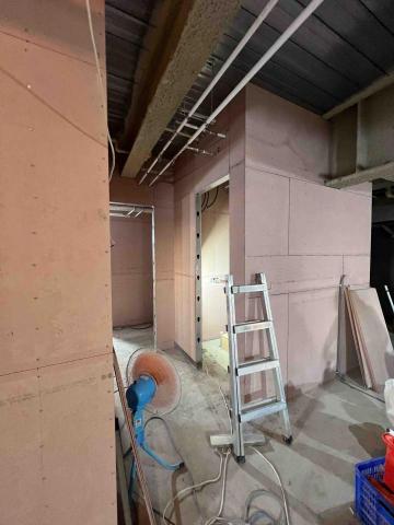 茂詮工程行 - 輕隔間（濕式灌漿防火隔間）