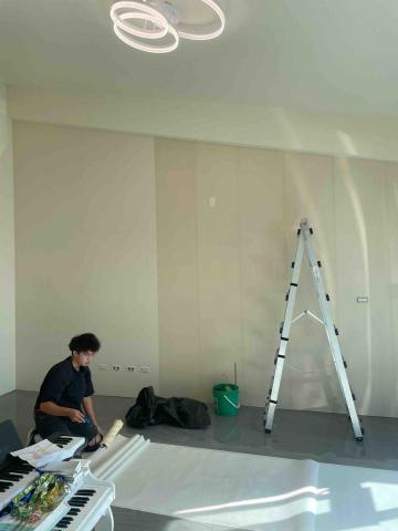 林先生 - 客製化壁布上底紙