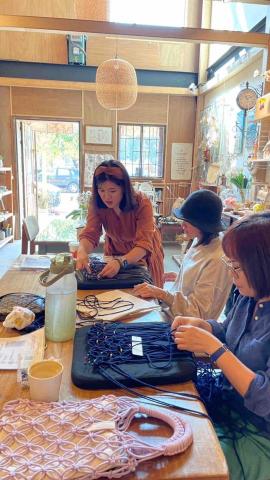 日籽空間macrame編織手作工作室 - 上課情況 日籽空間macrame編織手作工作室 - 上課情況