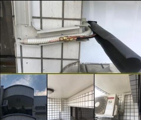 賴威升 - 外牆管槽施工，兼顧排水坡度