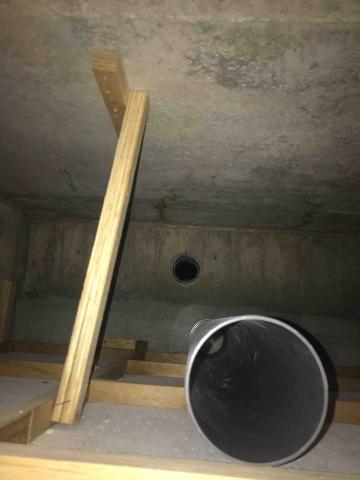 寬哥水電 - 排風新增4吋PVC管一米並作4轉2 1/2吋接頭