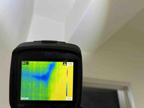 花蓮阿比水電 - 樓板有漏水了