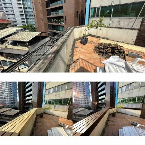 蘇加豪 - 陽台南方松施作