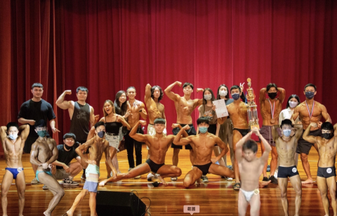 林志賢 - 臺大健美隊長，112年大專盃校際全場第二