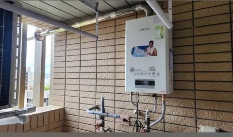 元銘工程行 - 櫻花強制排氣熱水器安裝