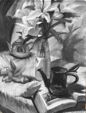 劉柏毅 - 考試靜物練習
炭筆素描