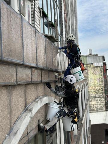 大繩外牆防水工程 - 大理石矽利康更新工程