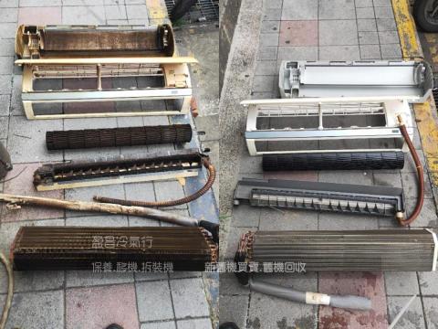 盈昌冷氣行 - 分離式整組拆除保養