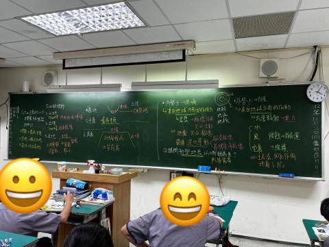 郭琨池（Pool) - 上課板書（國中）