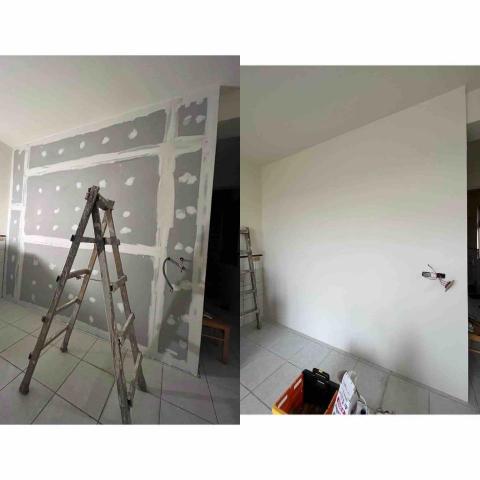 許小姐油漆防水 - 批土油漆