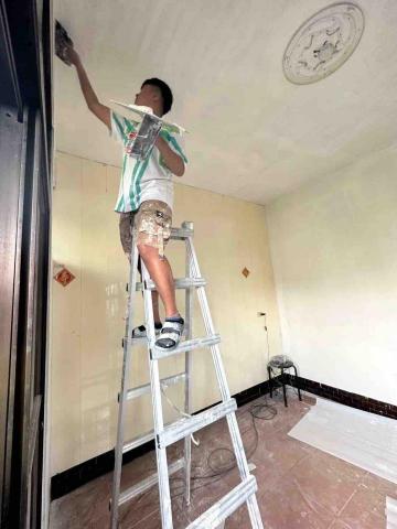 許小姐油漆防水 - 天花板批土