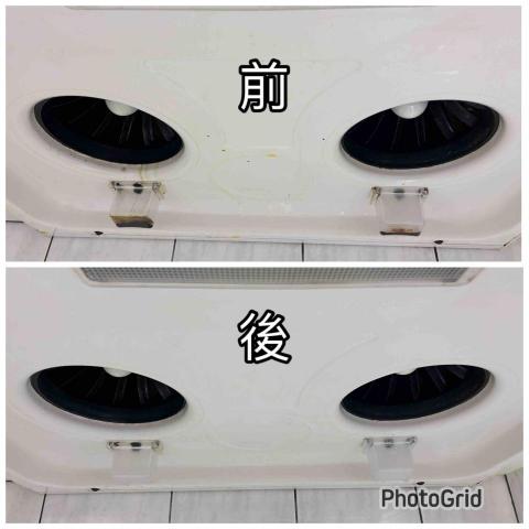 羅佳馨 - 除油煙機的油垢清除完畢後，看起來非常乾淨