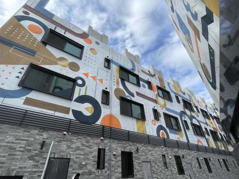 禾沐藝術工作室 - 透天別墅外牆彩繪