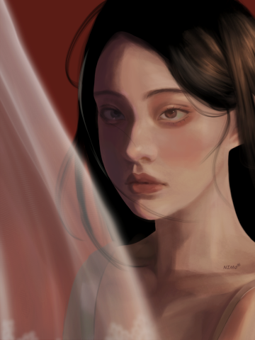 una_illustrator - 人物厚塗｜電繪