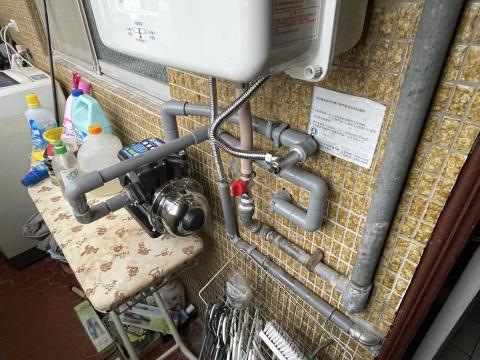 朱先生 - 加壓馬達安裝/配管