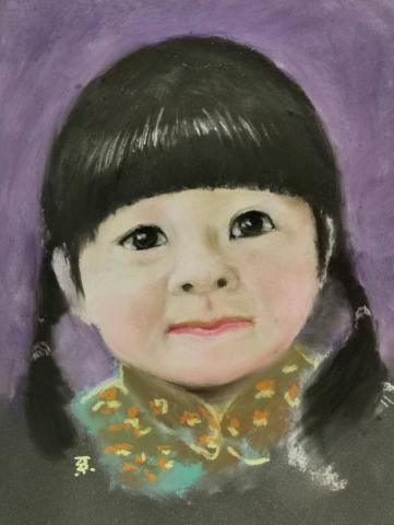 小星人繪繪課 - #粉彩 #人像