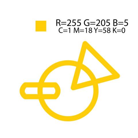 hechihehe - 簡約幾何圖形LOGO