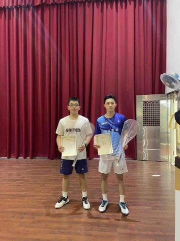 傳奇羽球隊 (龍澔教練） - 2024中國醫大盃公開組男雙冠軍