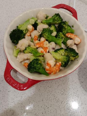 健康樹 客製化家庭菜宅配服務 - 清炒海鮮蔬菜