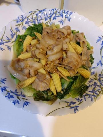 健康樹 客製化家庭菜宅配服務 - 玉米筍炒薄片