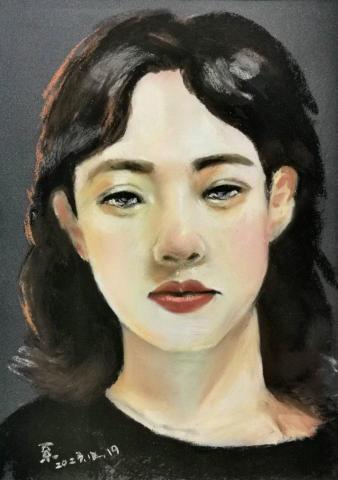 小星人繪繪課 - #粉彩 #人像