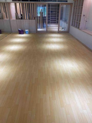 軒合環境維護 - 瑜珈教室地板清潔後