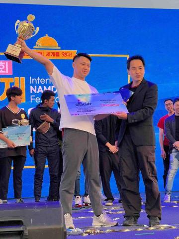 花式調酒師陳武良 -  2023/10 韓國國際花式調酒大賽冠軍