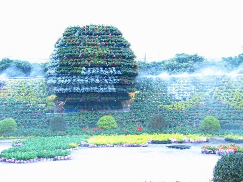 otl老十作水電泳池 - 佛光山-人造雲海及花牆